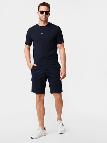 TOMMY HILFIGER Regular Cargohose '1985 Collection' in Blau