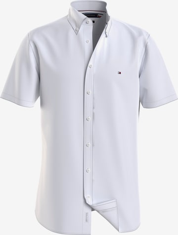 Tommy Hilfiger Big & Tall Regular fit Overhemd 'Flex' in Wit: voorkant