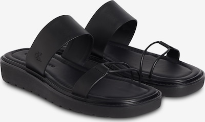 Sandale Calvin Klein Jeans pe negru, Vizualizare produs
