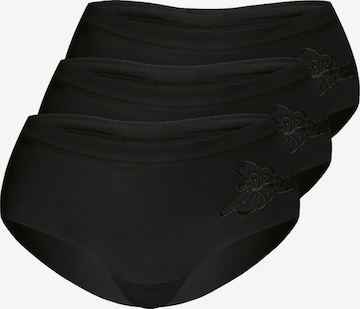 sassa Panty in Schwarz: Vorderseite