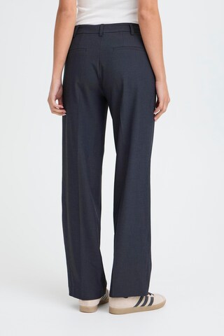 Wide Leg Pantalon à pince 'BINDY' Pulz en bleu