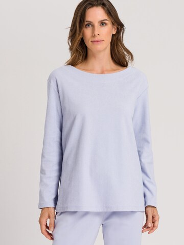 T-shirt ' Pure Comfort ' Hanro en bleu : devant