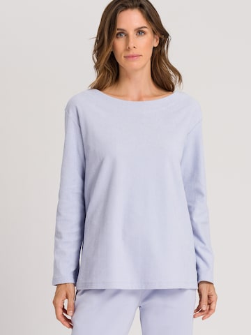 Hanro Shirt ' Pure Comfort ' in Blauw: voorkant