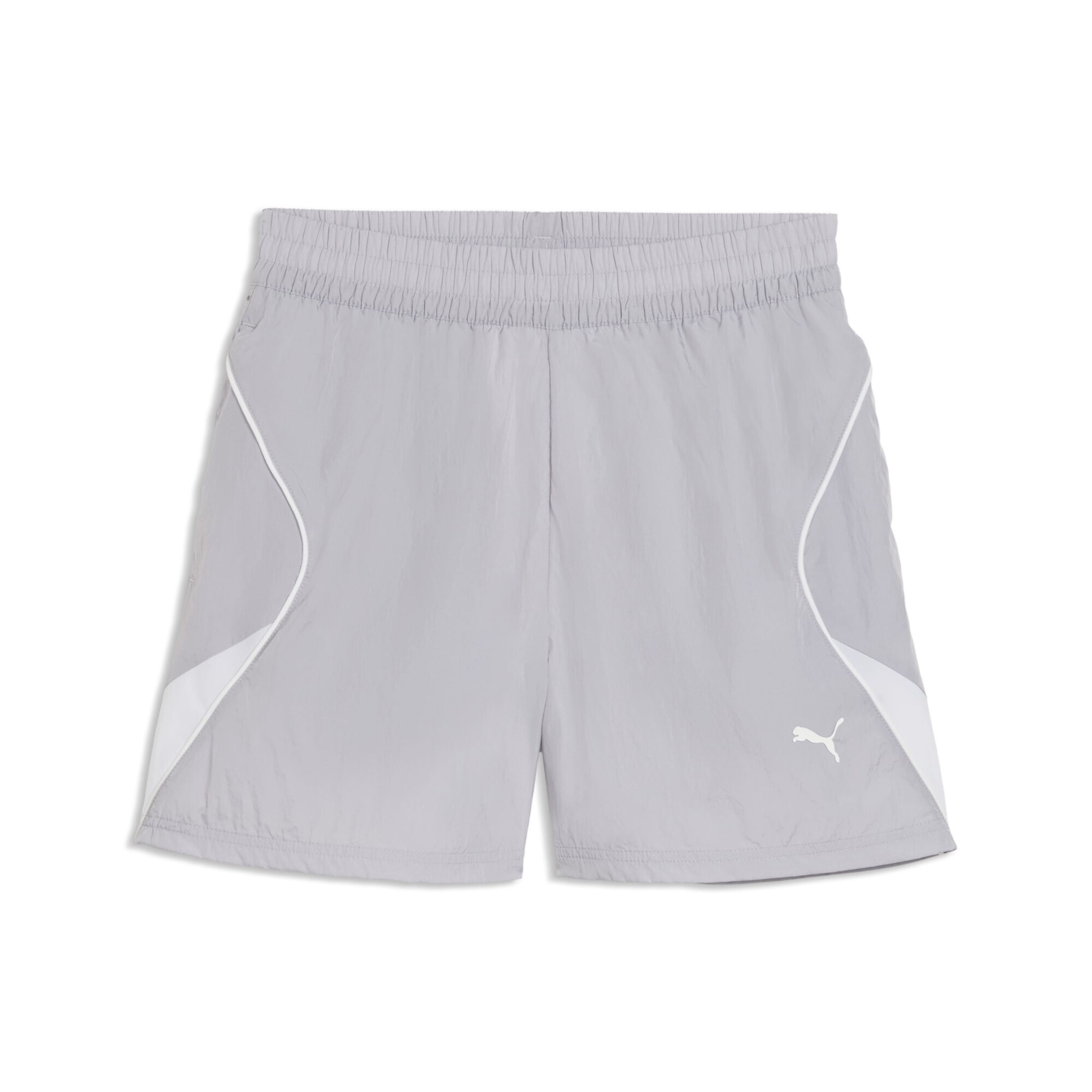 PUMA Regular Sportbroek in Grijs: voorkant
