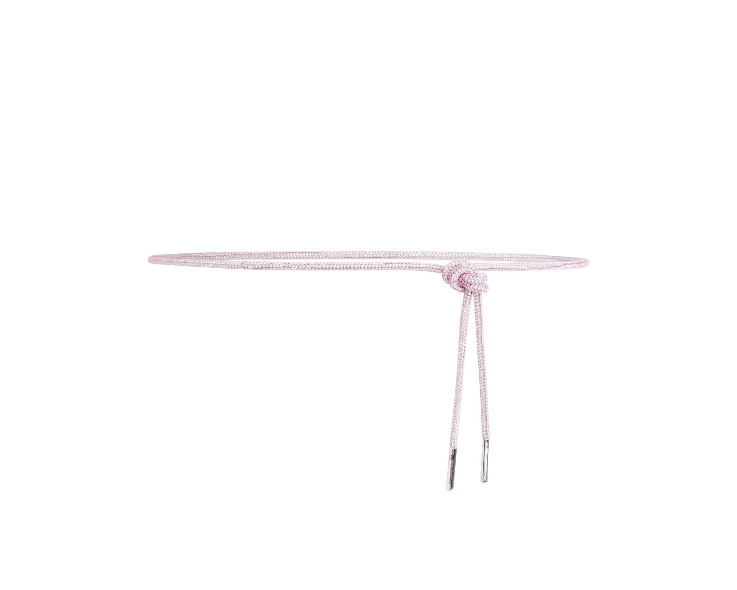 Ceinture VANZETTI en rose : devant
