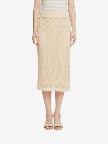 ESPRIT Skirt in Beige: front