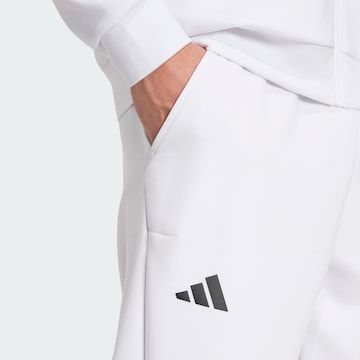 ADIDAS PERFORMANCE Tapered Sportbroek in Wit