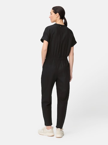 CAMEL ACTIVE Jumpsuit mit Knopfleiste in Schwarz