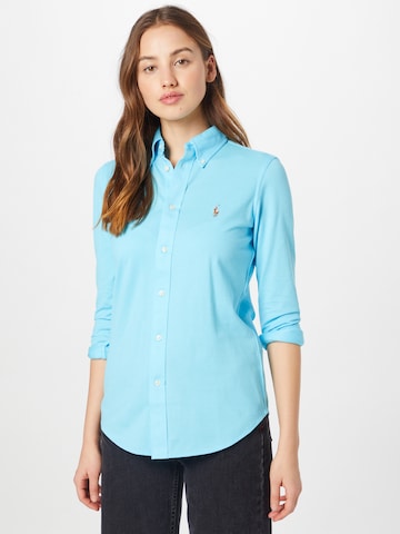 Bluză 'HEIDI' de la Polo Ralph Lauren pe albastru: față