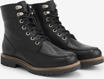 Travelin Lace-Up Boots 'Haugesund ' in Black