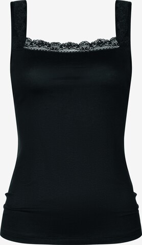 Maillot de corps Mey en noir : devant