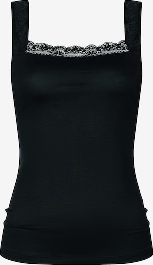 Mey Maillot de corps en noir, Vue avec produit