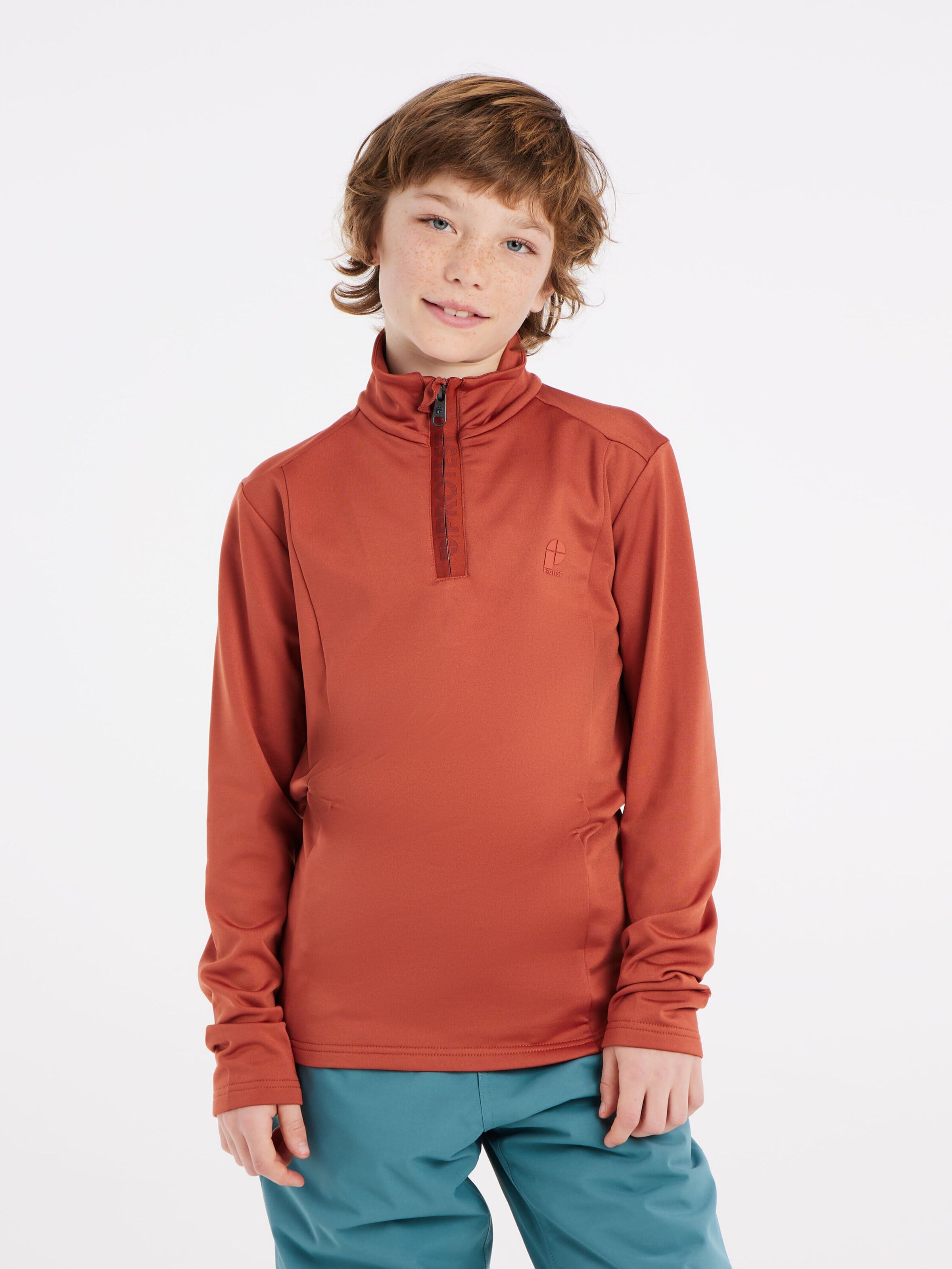 PROTEST Sports sweatshirt 'WILLOWY JR' in Orange: front