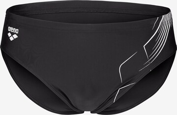 Maillot de bain de sport 'DIVE' ARENA en noir : devant