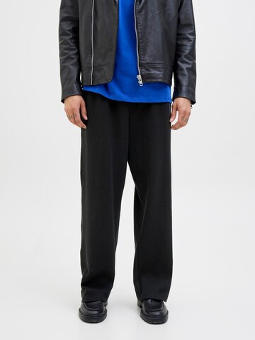 JACK & JONES Baggy Hose in Schwarz