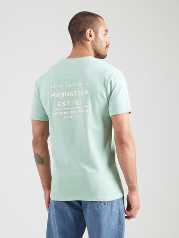 Tricou 'CENTRAL' de la Cars Jeans pe verde: față