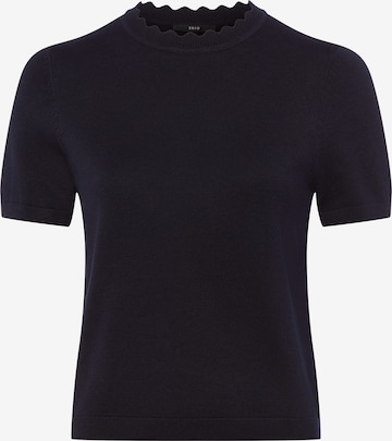 zero Strickshirt in Blau: Vorderseite