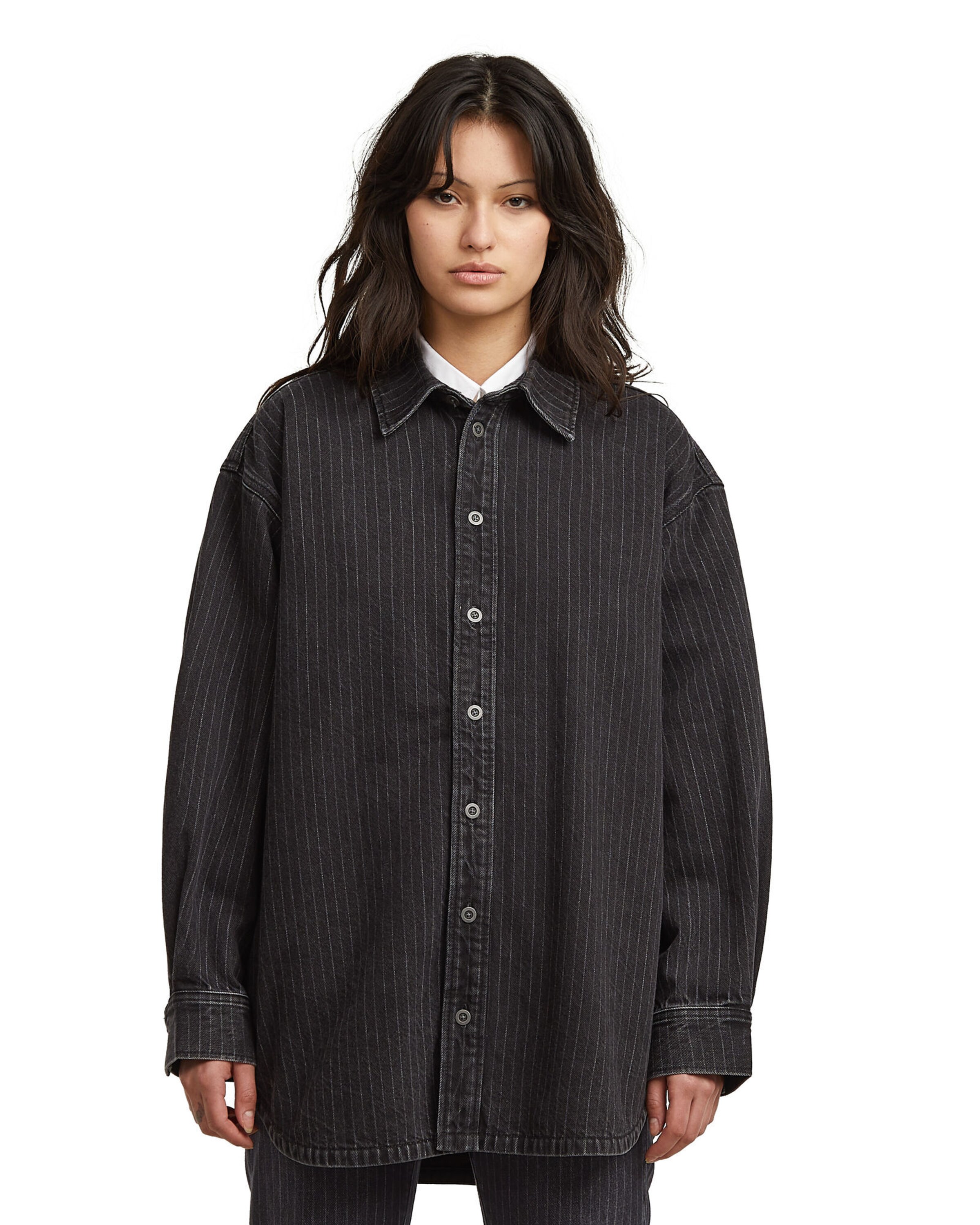 G-STAR Blouse in Grey: front