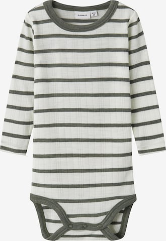 NAME IT Rompertje/body 'NBMWang' in Wit: voorkant