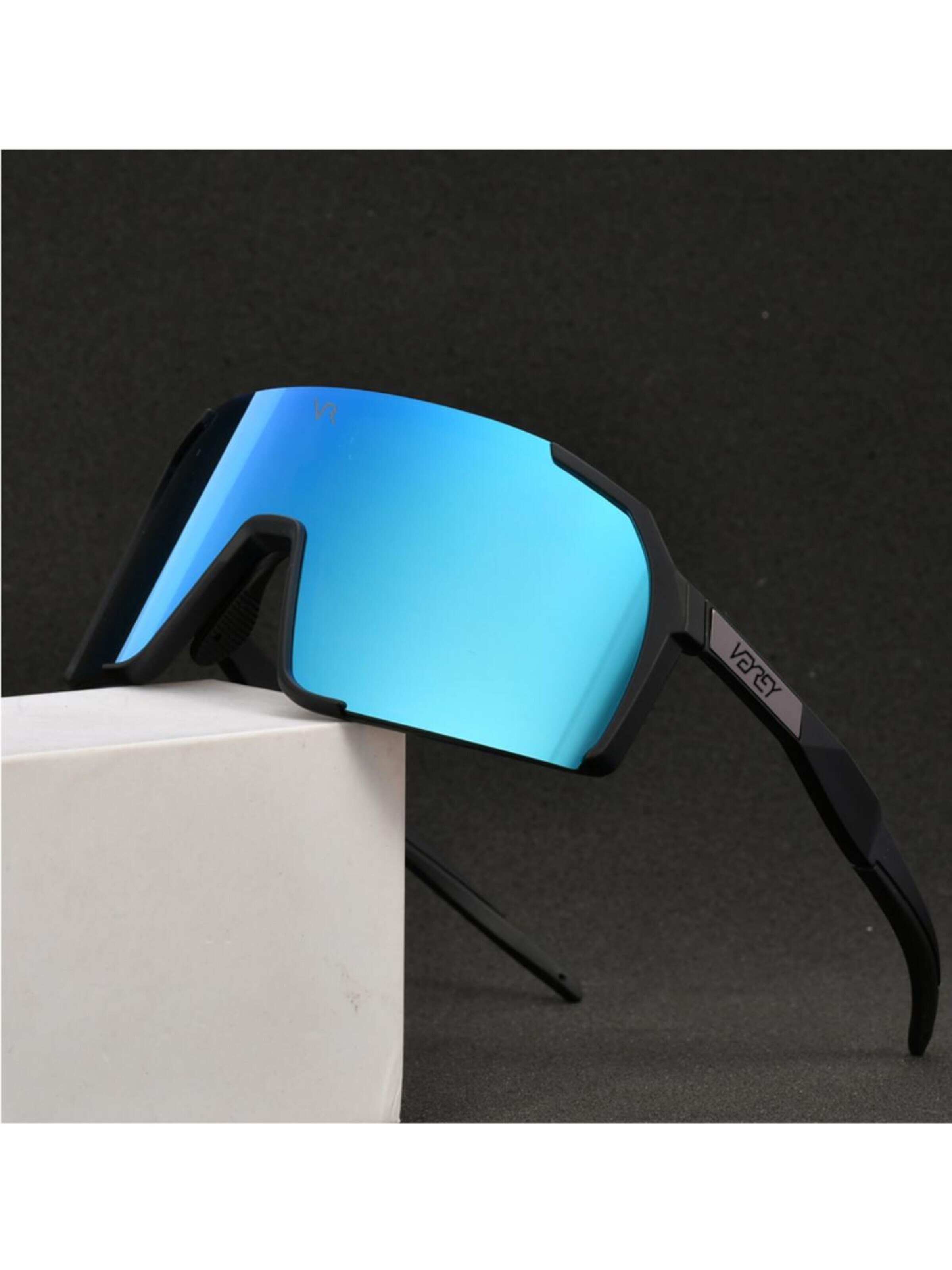 Lunettes de soleil sport 'Aeroblade' VEYREY en bleu