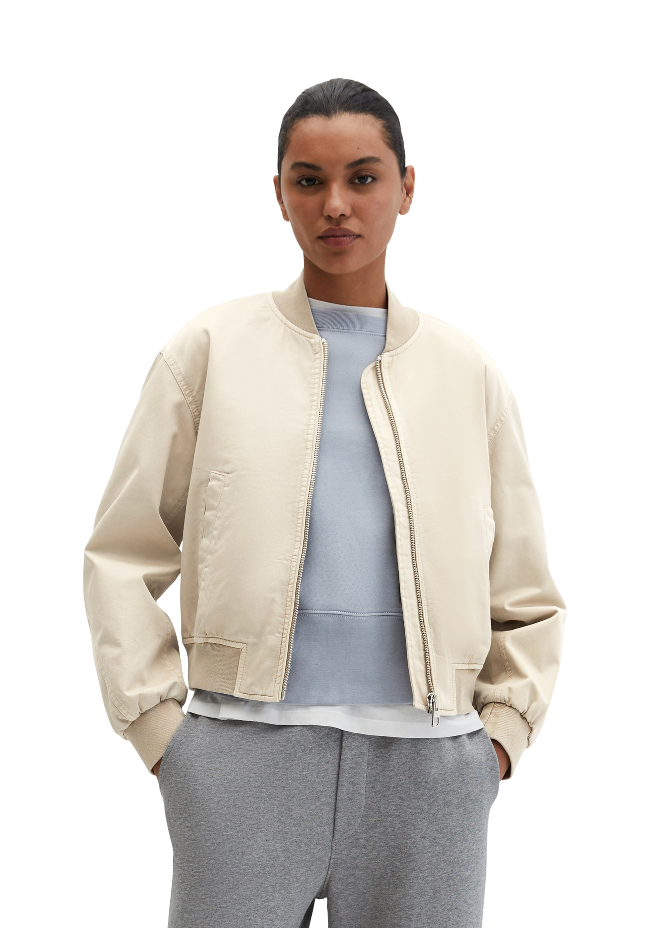 Marc O'Polo - Chaqueta de entretiempo en gris: frente