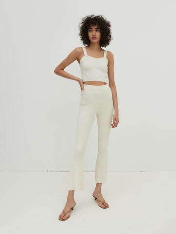 évasé Pantalon 'Mavis' EDITED en beige