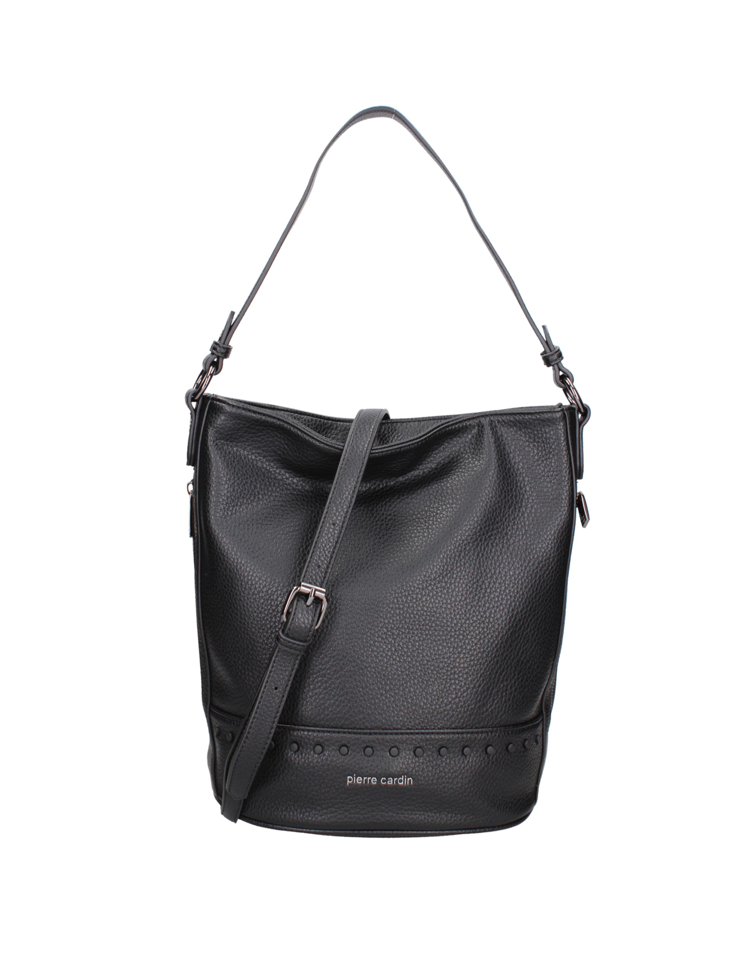 PIERRE CARDIN Schultertasche in Schwarz: Vorderseite