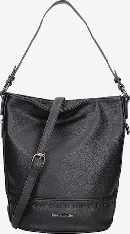 PIERRE CARDIN Schultertasche in Schwarz: Vorderseite