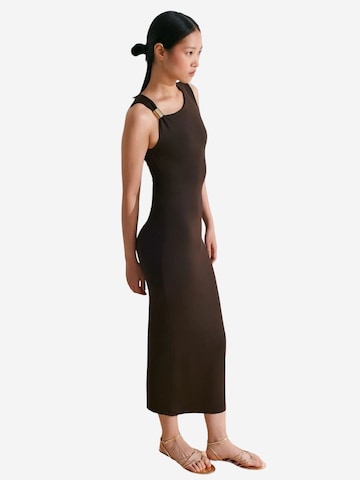 Dilvin Dress 'Midi' in Brown