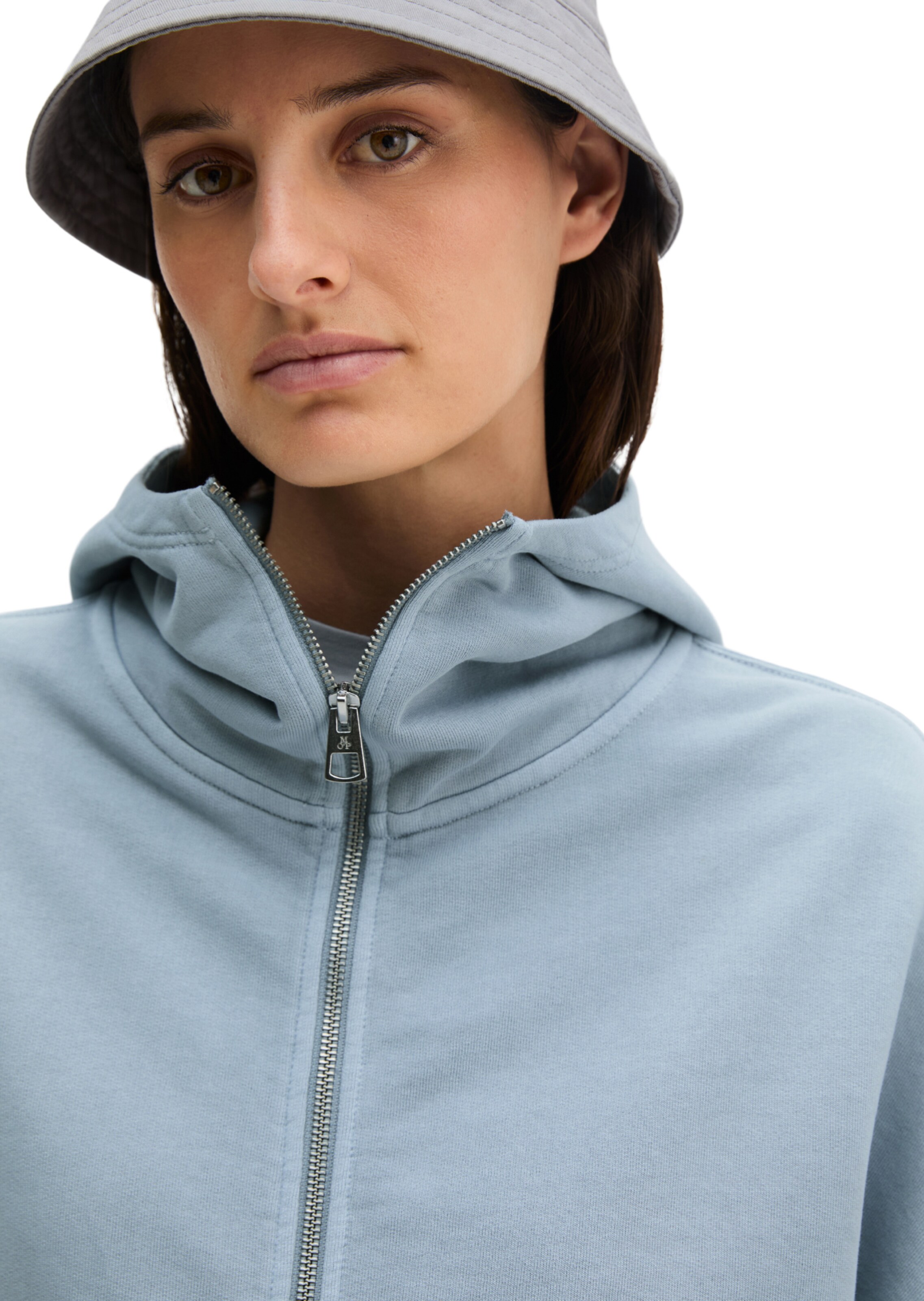 Marc O'Polo Sweatjacke in Grau