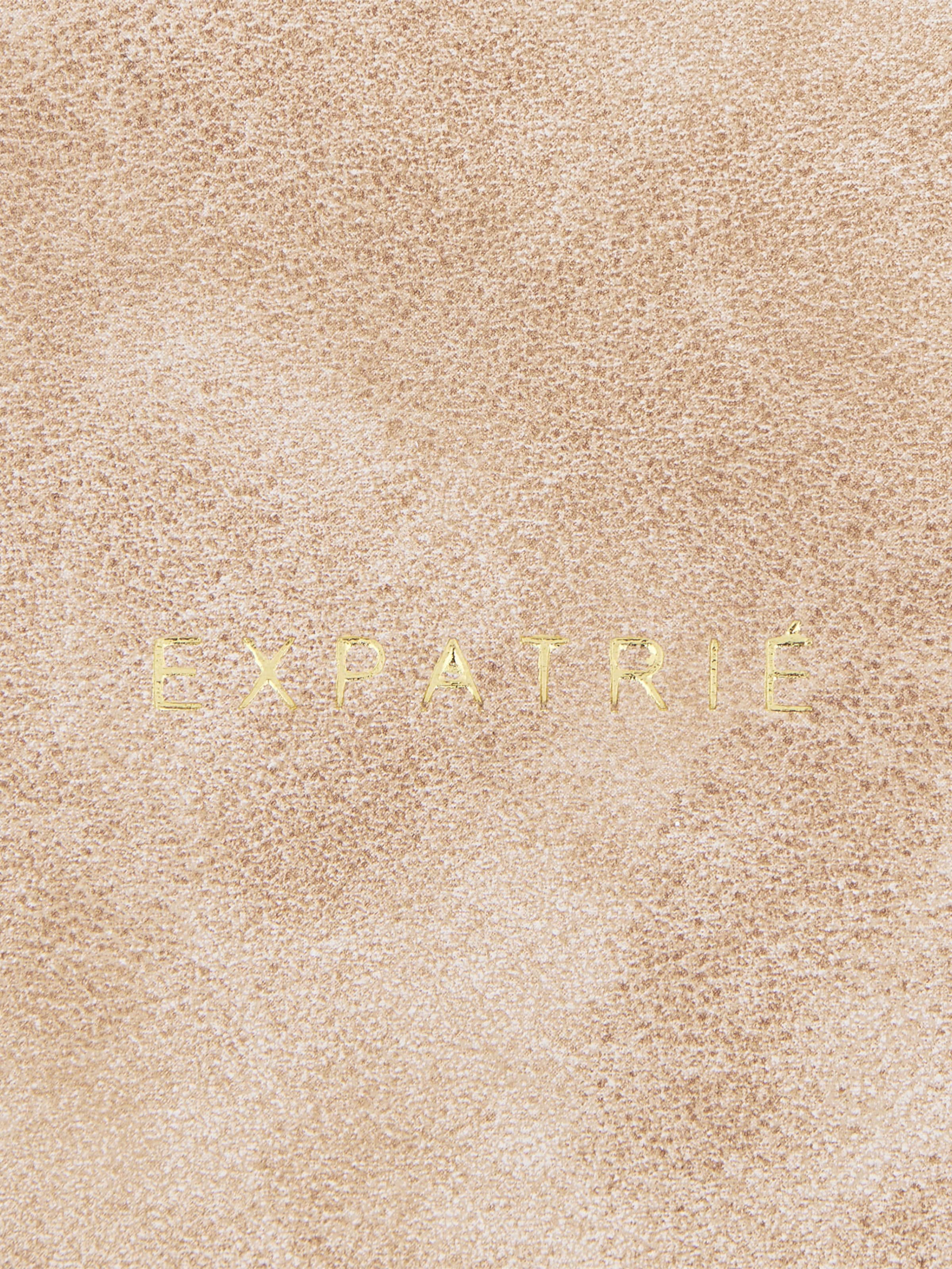 Expatrié Olkalaukku 'Fleur' värissä beige