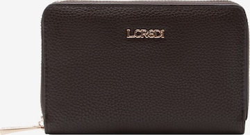 L.CREDI Wallet 'Perla' in Brown: front