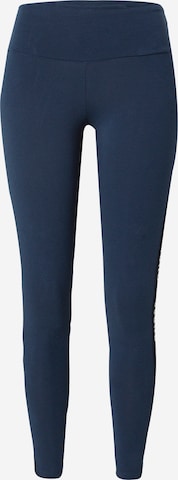 Skinny Pantalon de sport 'ALINE' GUESS en bleu : devant