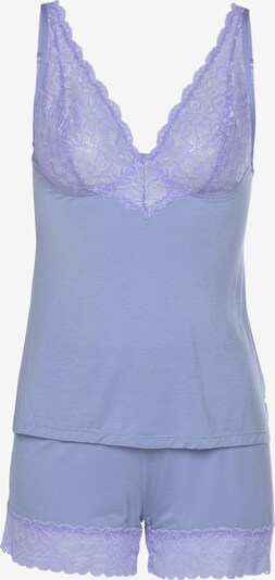 LASCANA Short Pajama Set 'Summer Lace' in Purple, Item view
