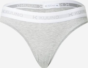 KUUNO Thong in Grey: front