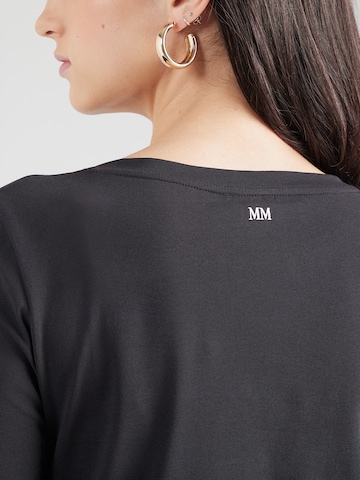 MM by Max Mara - Camisa 'OBLIQUA' em preto