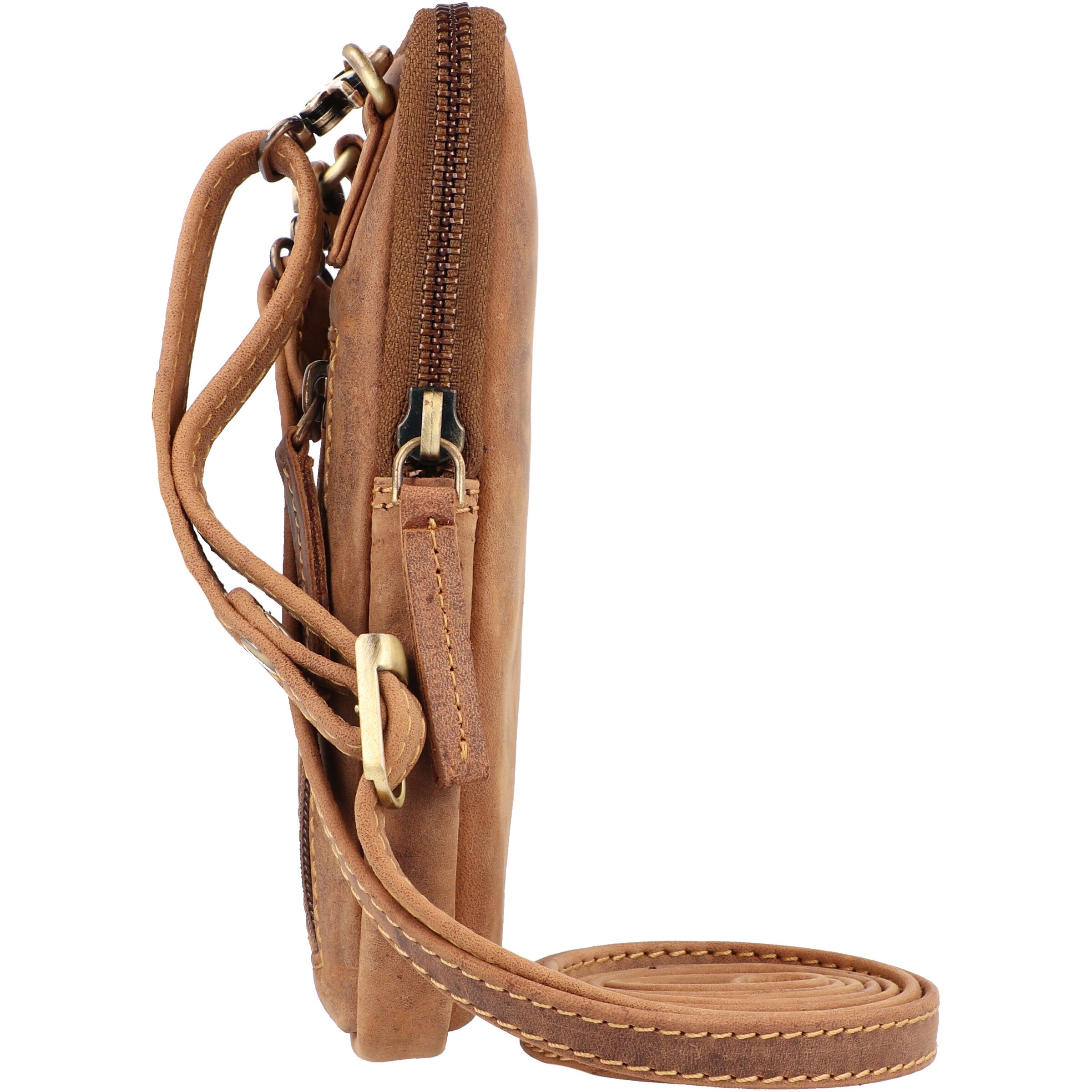 GREENBURRY Umhängetasche in Braun