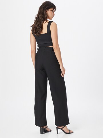 Wide Leg Pantalon Warehouse en noir