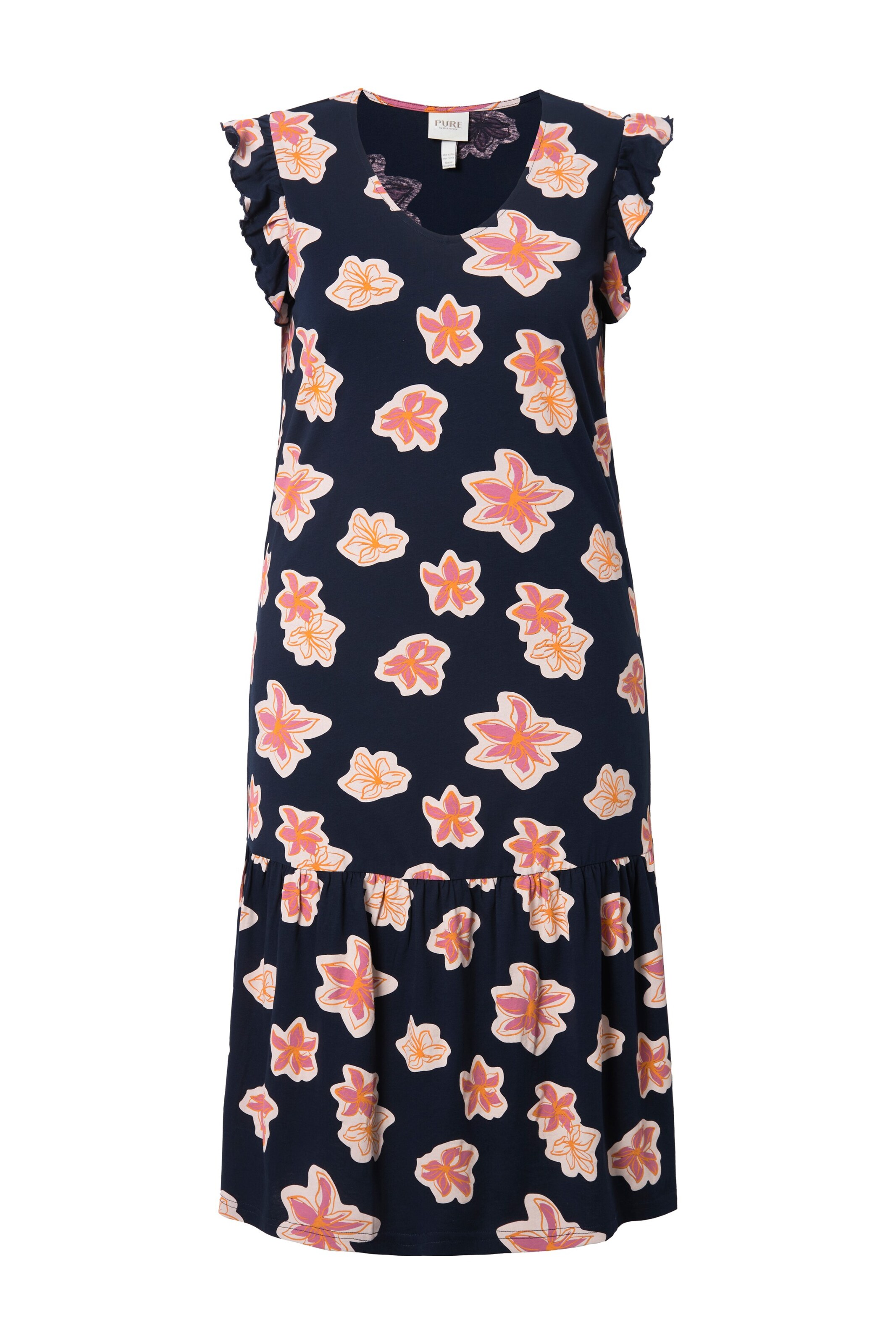 Ulla Popken Nightgown in Blue: front