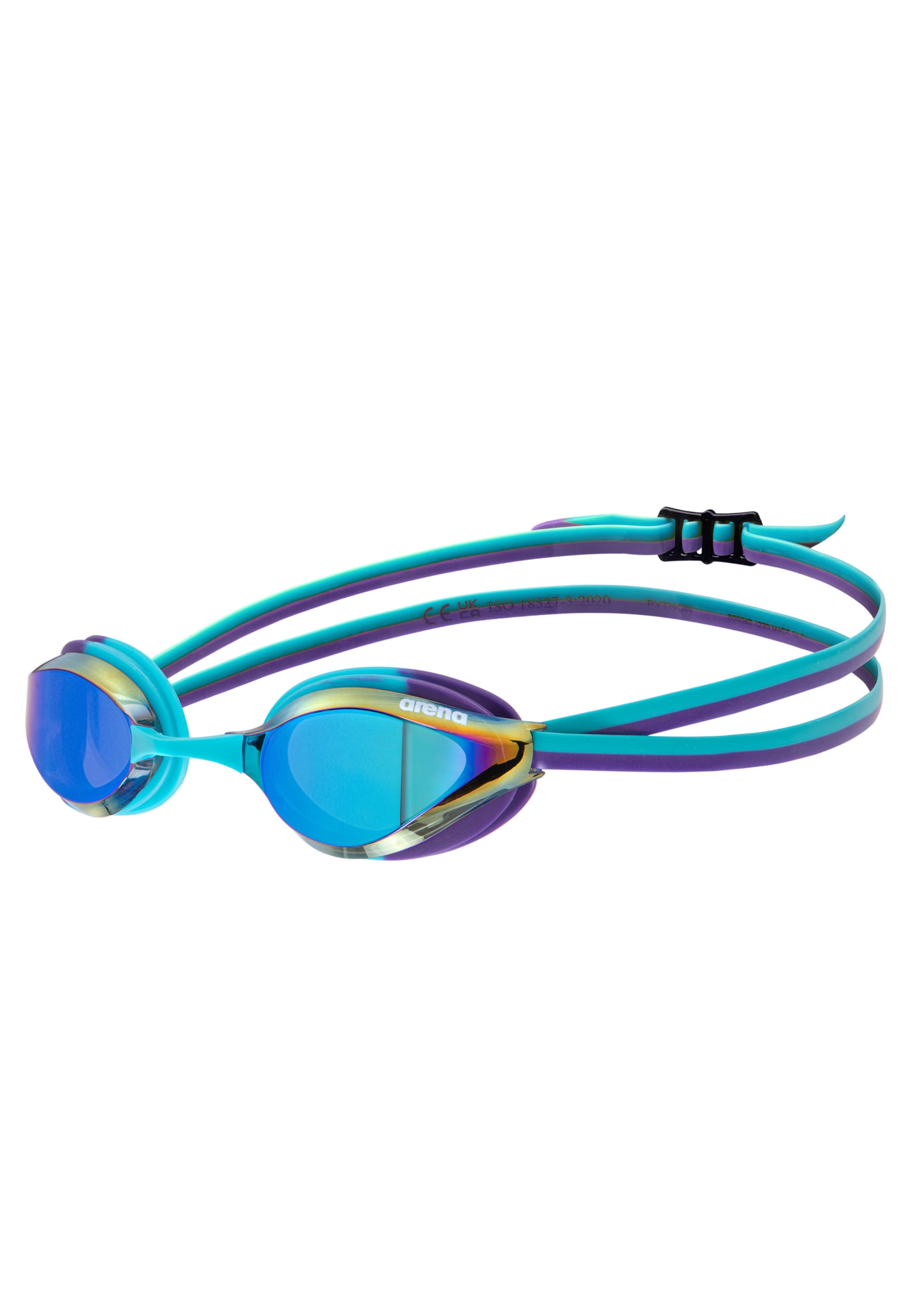 ARENA Glasses 'Python Mirror' in Blue: front
