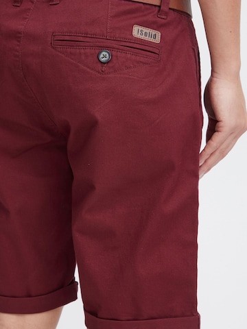 !Solid Regular Trousers 'Montijo' in Red