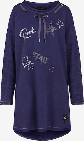 MIAMODA Sweatshirt in Blauw: voorkant