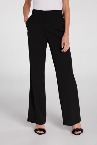 OUI Pleated Pants in Black: front