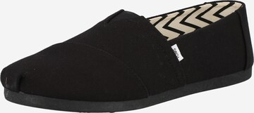 Espadrilles 'ALPARGATA' TOMS en noir : devant