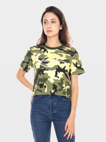 Karl Kani Koszulka 'Signature Crop Wide T-Shirt' w kolorze mieszane kolory: przód
