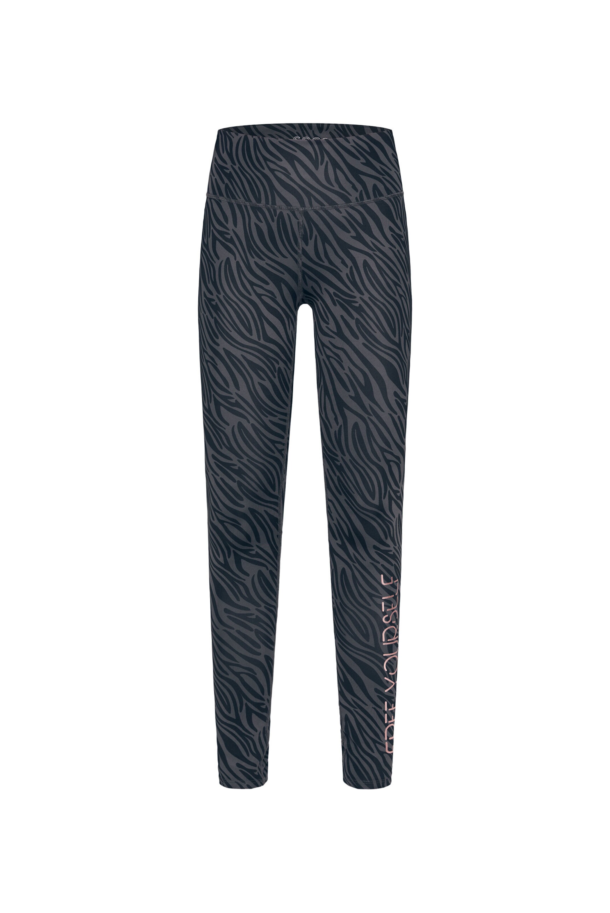 Soccx Skinny Leggings 'Free Yourself' in Schwarz: Vorderseite