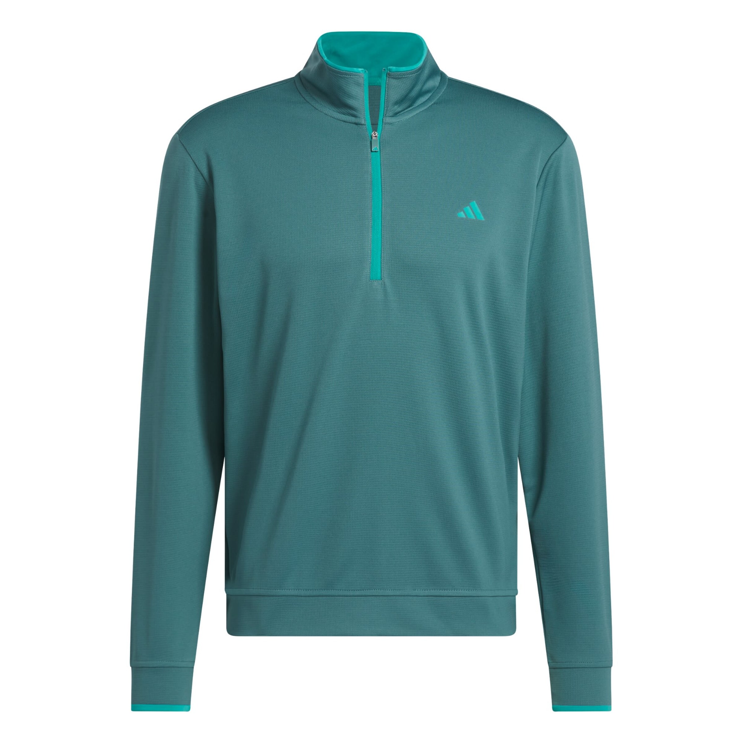 ADIDAS GOLF - Camiseta funcional 'Lightweight Half-Zip' en verde: frente