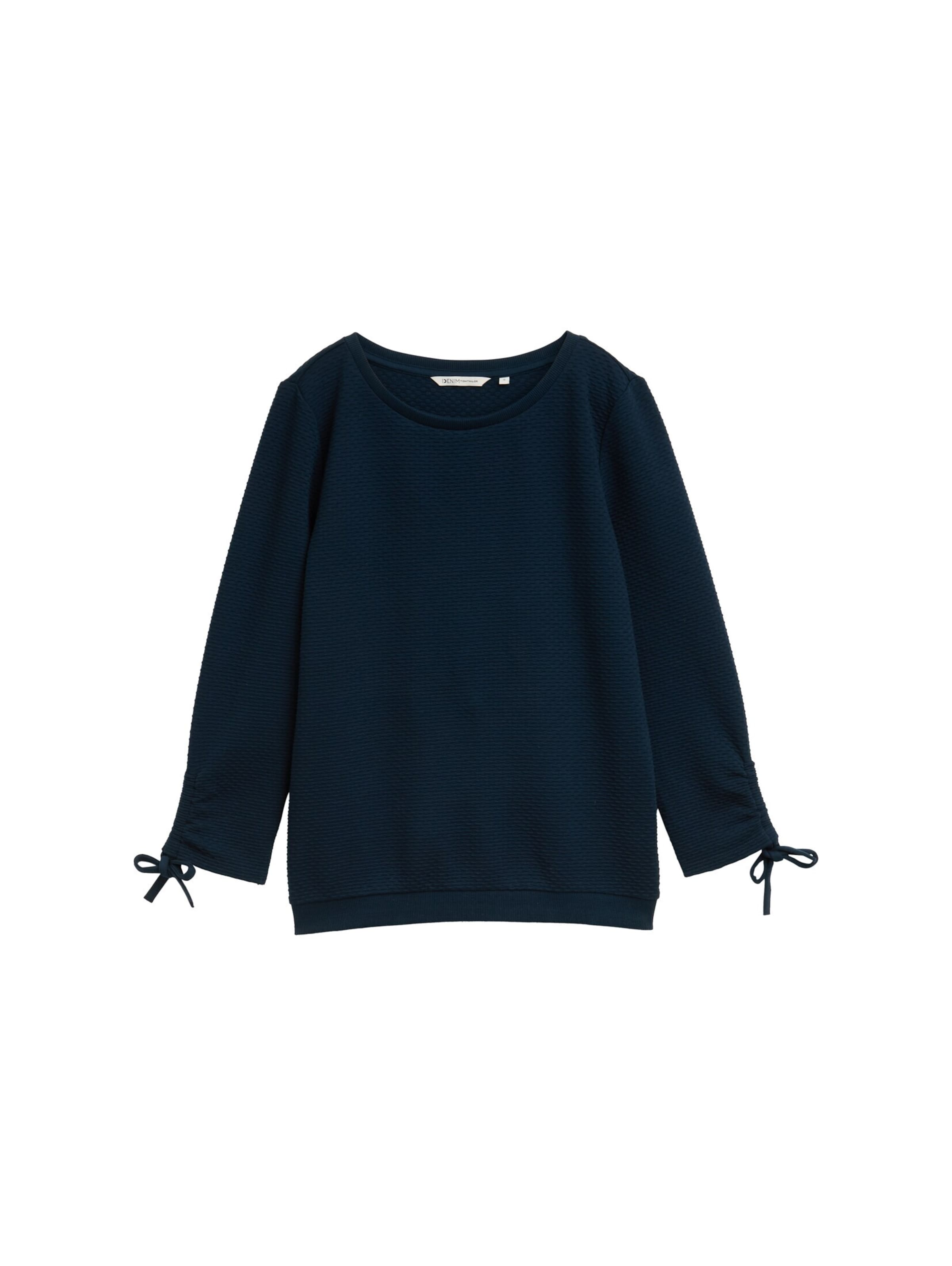 TOM TAILOR DENIM Sweatshirt in Green: front