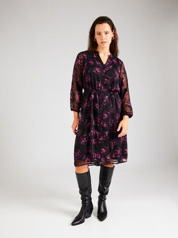 Robe-chemise 'CARMELENA' ONLY Carmakoma en violet : devant