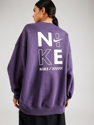 Nike Sportswear Sweatshirt in Purple: front